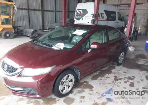 2013 Honda Civic Lx from USA, damaged, VIN 19XFB2F57DE233714